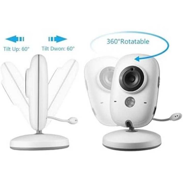 Baby Monitor si Camera Audio-Video, ABM600, Supraveghere Bebe, Ecran afisare 3.5 Inch