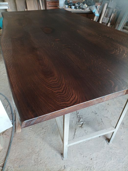 Плот от дъб цвят орех