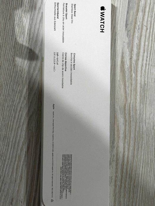оригинальный ремешок apple watch Sport band, storm blue 41 mm