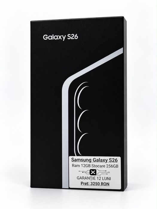 Samsung Galaxy S26 256 GB Sigilat Garantie/ Rate/ Avans 0