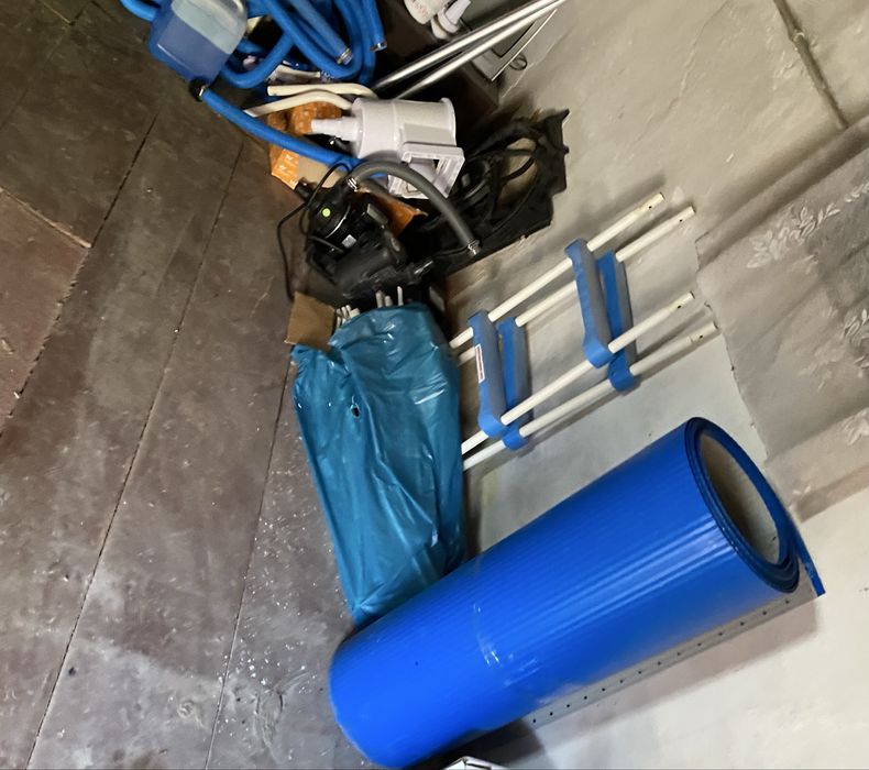 Piscina otel cu liner 5mx1,2m