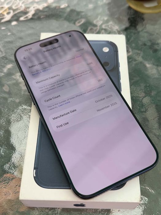 iPhone 17 Pro Max Titanium Blue 256GB