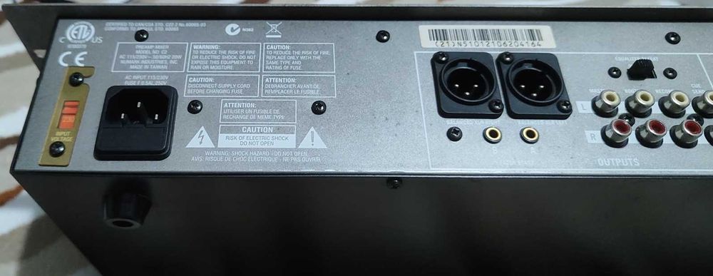 Mixer DJ Profesional Numark C2 | 4-Canale | 19" Rackmount