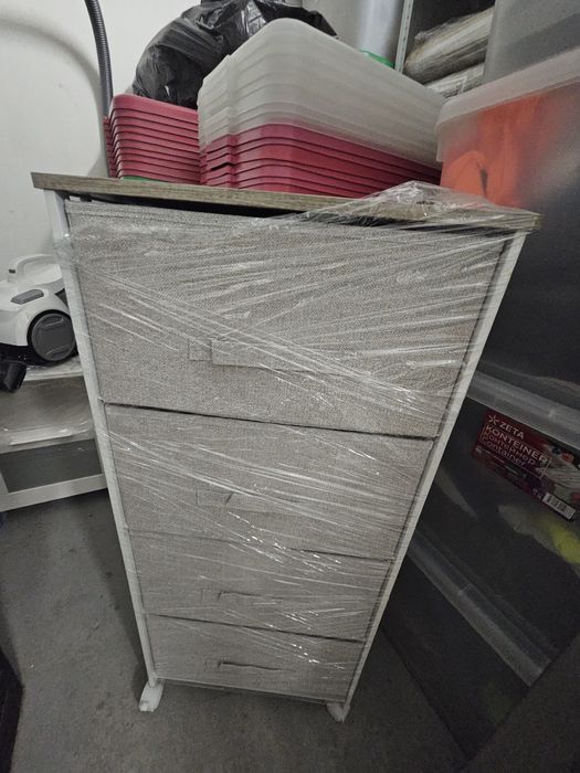 Комод текстильный на колесиках