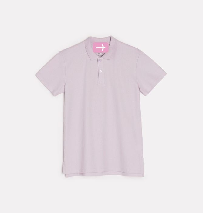Tricouri polo mov lila copii 146-152 cm 4 bucati