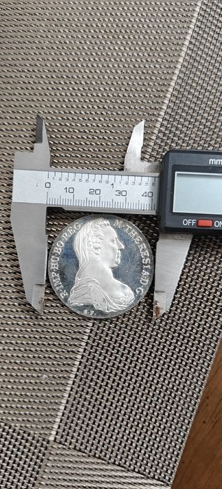 Moneda argint Restrike Thaler Maria Theresa
