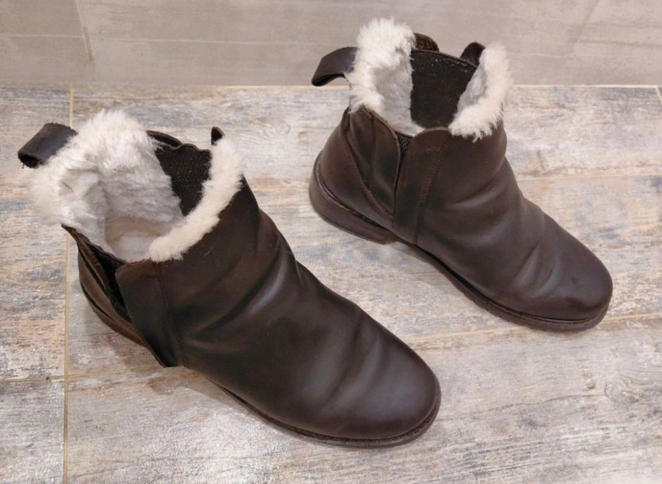 Дамски Кожени ботуши EMU Pioneer Leather, цвят Кафе, номер 39