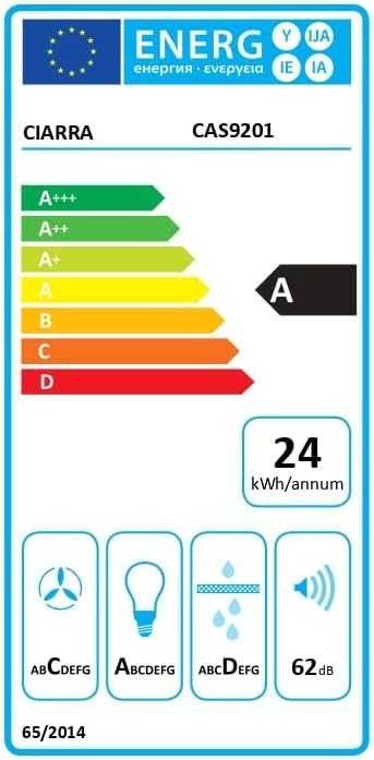 Кухненски Абсорбатор Ciarra (CAS9201A) 90см