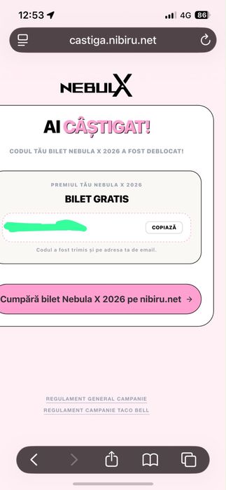 Bilet Nebula X 4 DAY GA