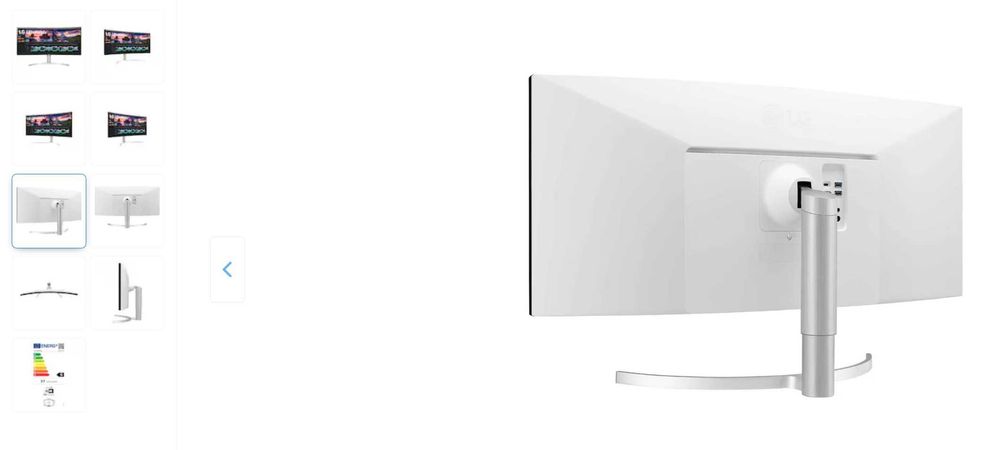 Monitor ultrawide 38 inch 4k LG IPS 144Hz