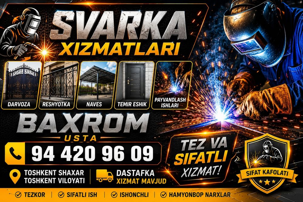 Svarka xizmat qilamiz