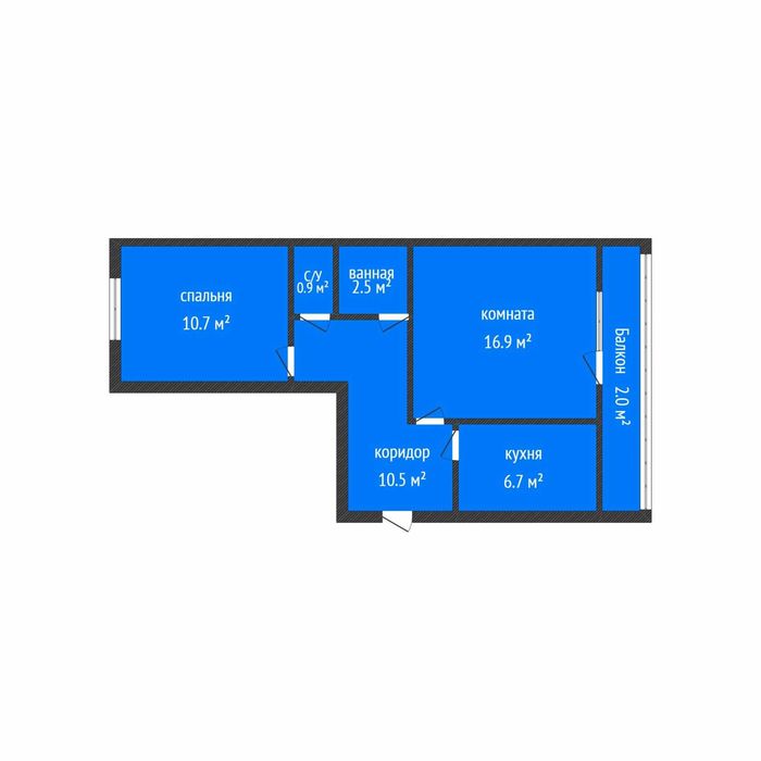 Продам двухкомнатную распашонка