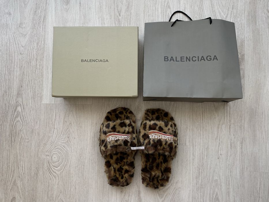 Balenciaga Slides Leopard 42