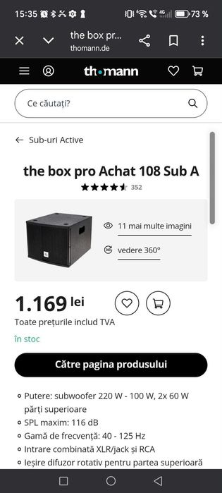 The Box Achat Pro 108
