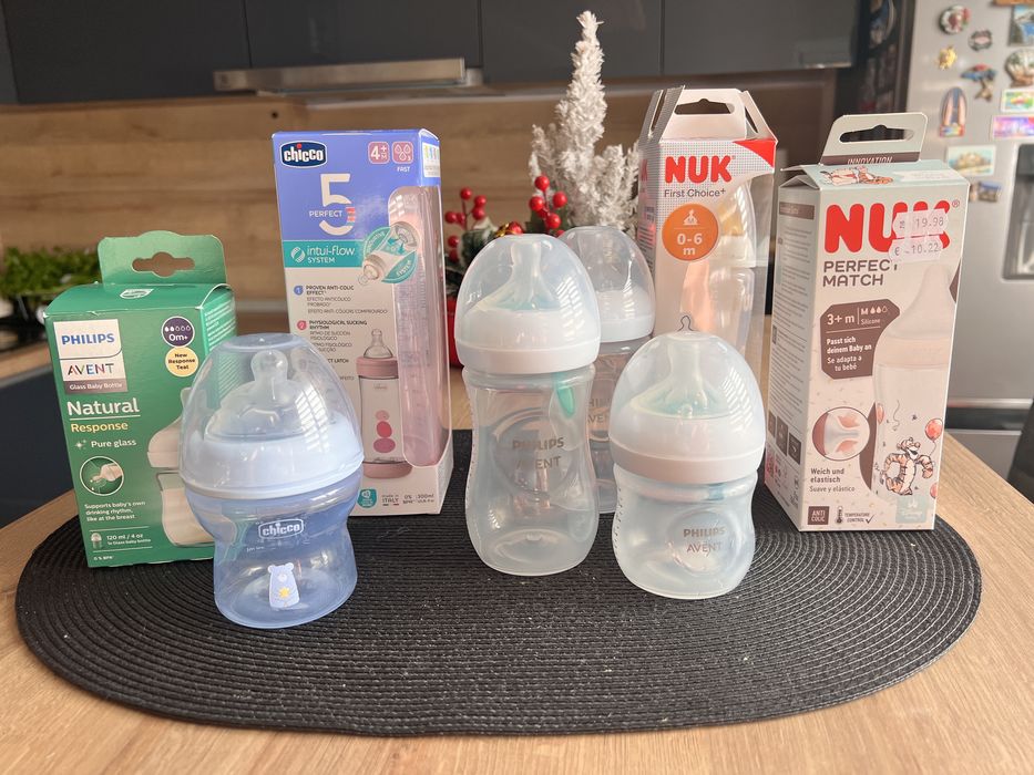 Бебешки шишета Philips Avent, Nuk, Chicco
