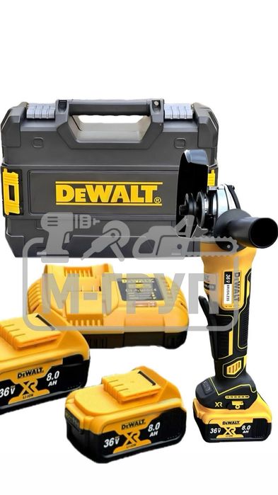 Акумулаторен ъглошлайф Девалт ХР 36V 8Ah