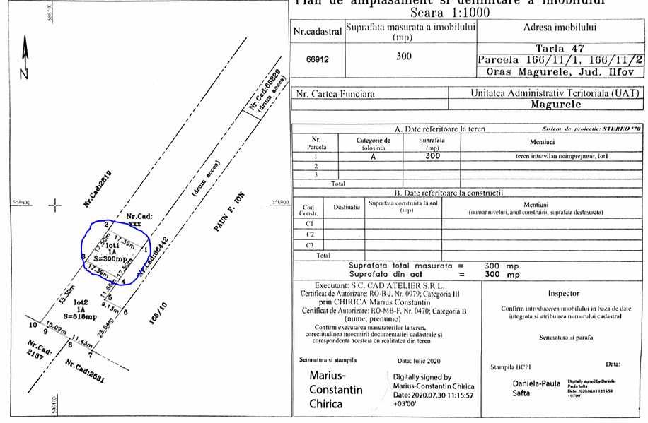 Proprietar, vand teren 300mp zona Petrom, Jilava (Soseaua Giurgiului)