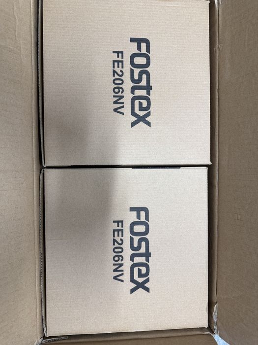 Vand doua difuzoare fullrange fostex fe206 nv 208x208mm(8 inch)