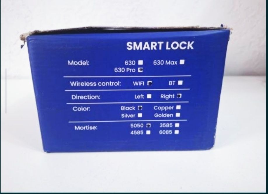 SMART LOKC 630 pro WiFI Right  Black 5050