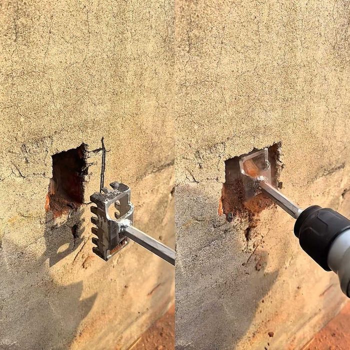 Carota dreptunghiulara pentru gaura in perete prize. Noua!