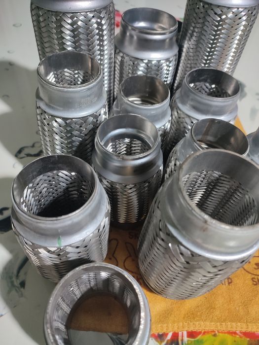 Гофры на глушитель, сварка глушителей.