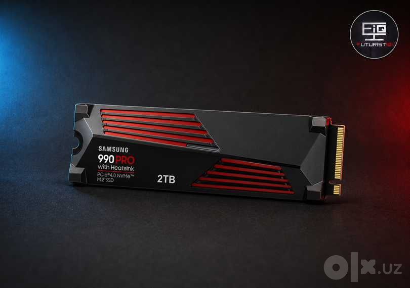 SSD Samsung 990 Pro 2 ТБ с радиатором NVMe PCIe 4.0 новый запечатанный