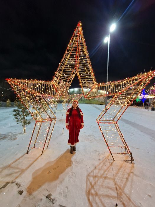 Аяз ата Акшакар. Дедмороз и Снегурочк. а