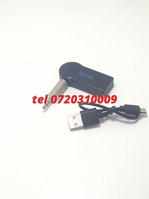 Auxiliar Fara Fir Bluetooth Turism Receiver Cu Modul Microfon Pentru Conectare Si Redare Audio Pe Echipamente Compatibile