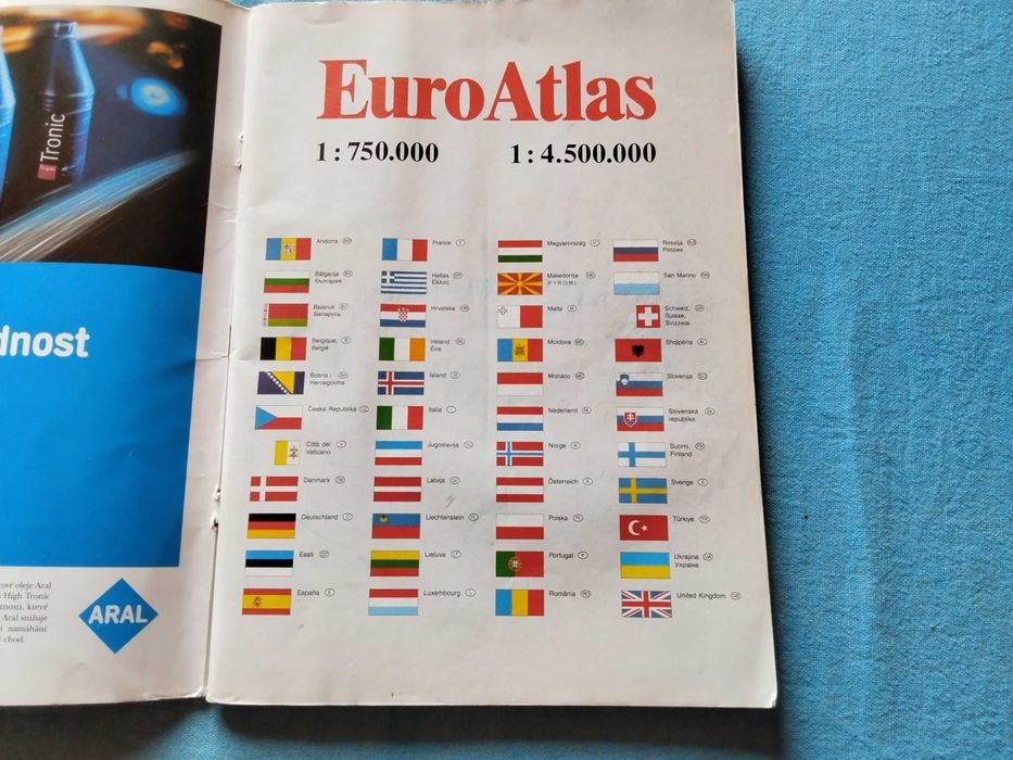 много ценна и пълна и подробна авто карта на цяла Европа, за пътуване