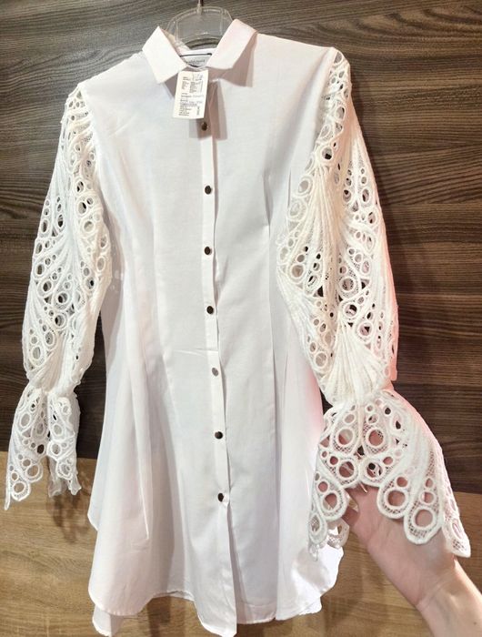 Дамска риза с дантела