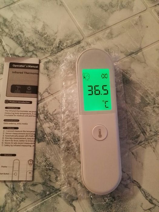 Безконтактен инфраред термометър с LCD дисплей 4 модела