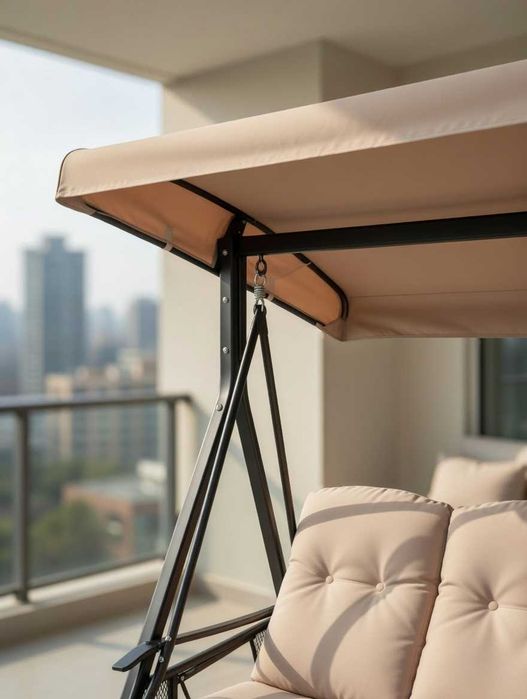 Садовые качели с навесом