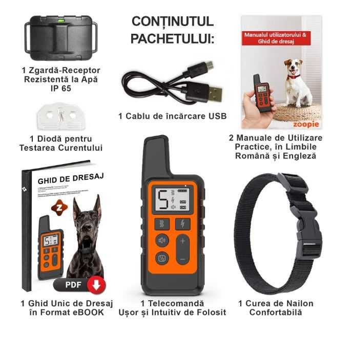 Zgarda Electrica Reincarcabila pentru Dresaj Caini, Rezistenta