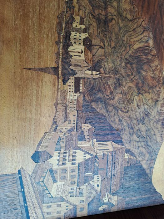 lemn tablou intarsie 50/70 cm