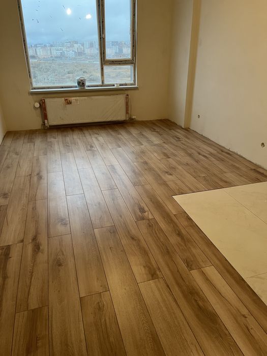 Укладка ламината монтаж плинтуса