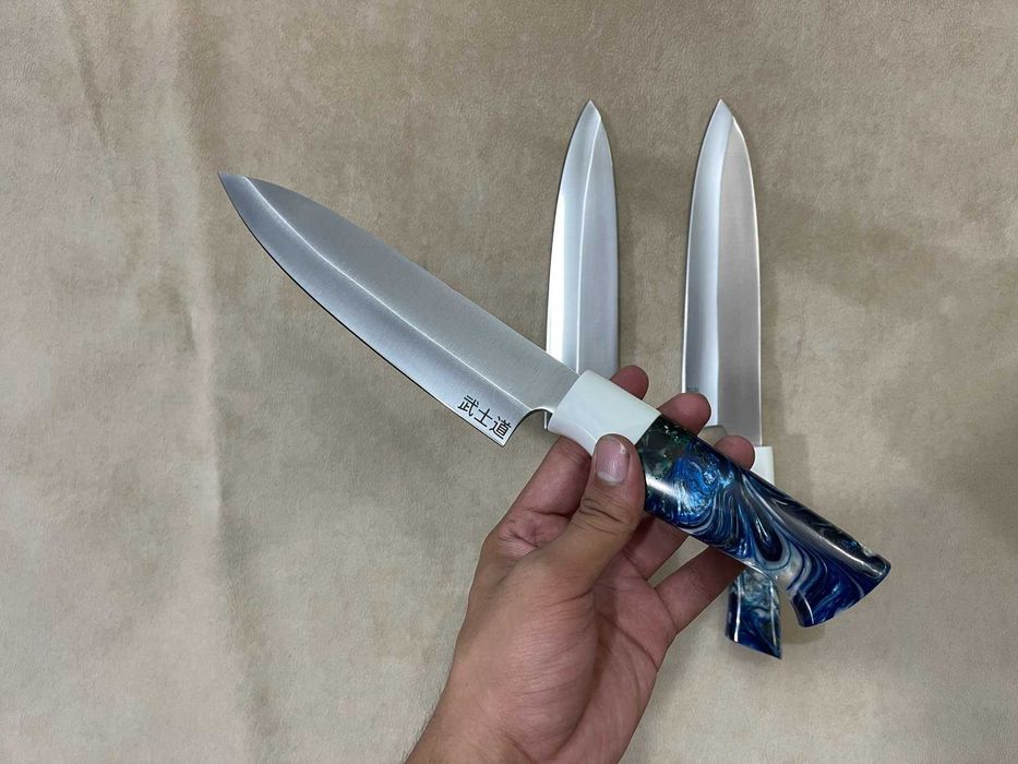 Cuțite Japoneze Handmade Gyuto 33cm  Oțel D2 Noi