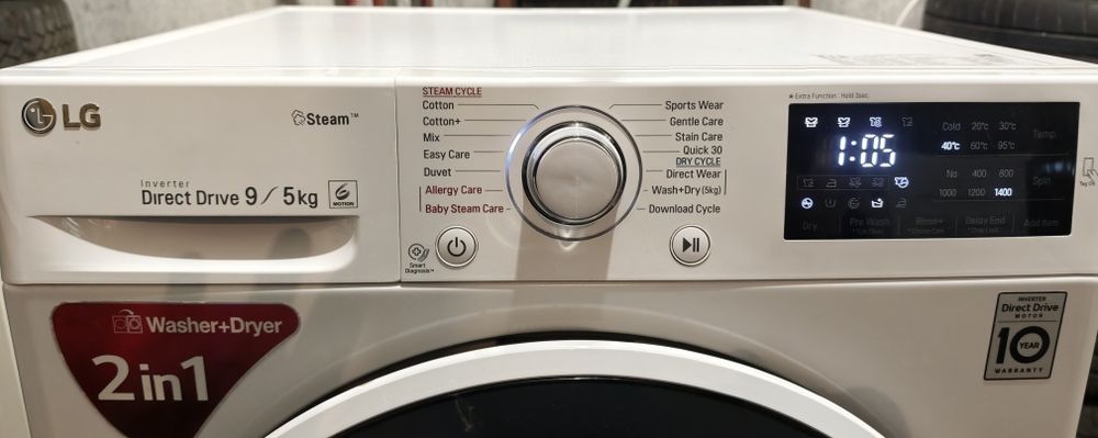 Пералня със сушилня Lg F4J6VGOW