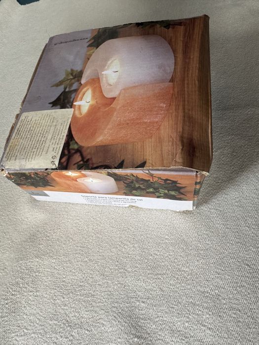 Свещник Ин-Ян от хималайска сол