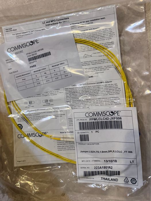 Кабель оптоволоконный Commscope FFWLCLC42-JXF010