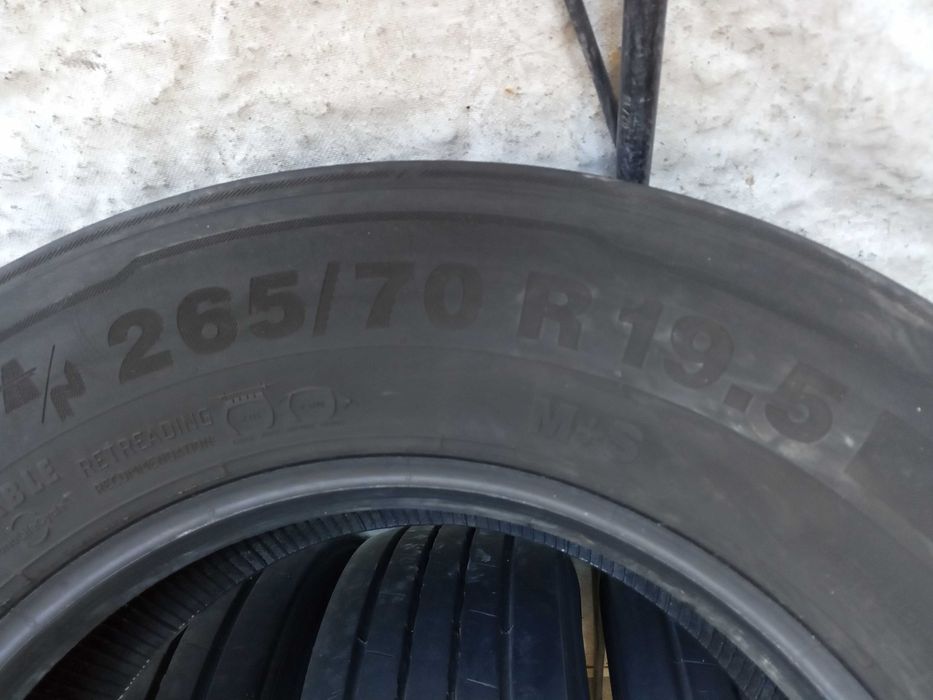 2 гуми за ремарке 265/70R19.5 Continental HT3 143/141K 16PR 720лв СДДС