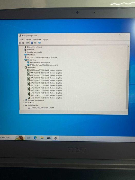 Laptop MSI MS-16RK - Cod 126327