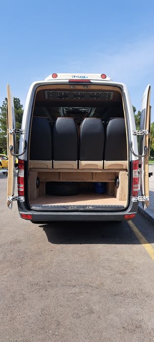 Транспортные услуги на микроавтобусе мерседес спринтер 18 мест