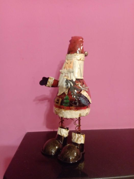 Ретро Дядо Мраз коледна украса от метал