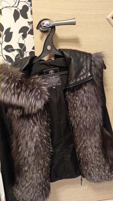 Куртка-шуба чернобурка