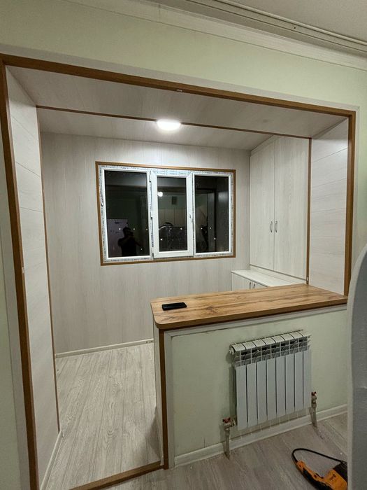 Ремонт балконы / обшивка утепление Алматы