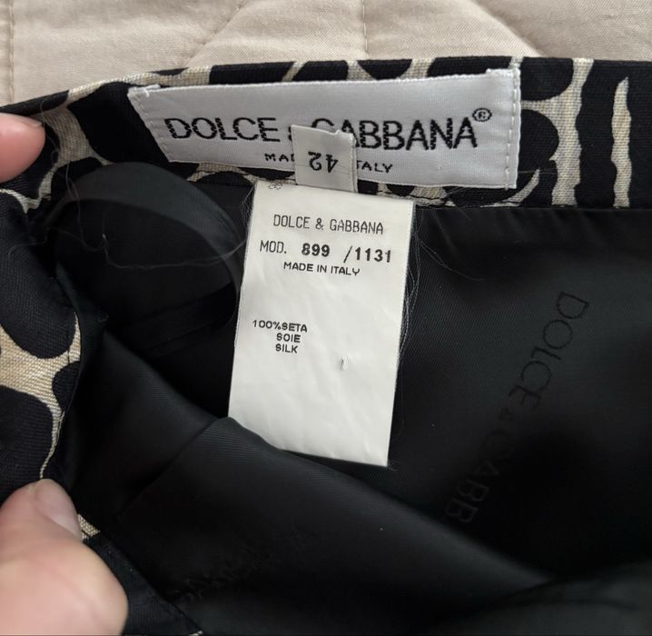 Dolce & Gabbana пола коприна, escada пола, размери S M