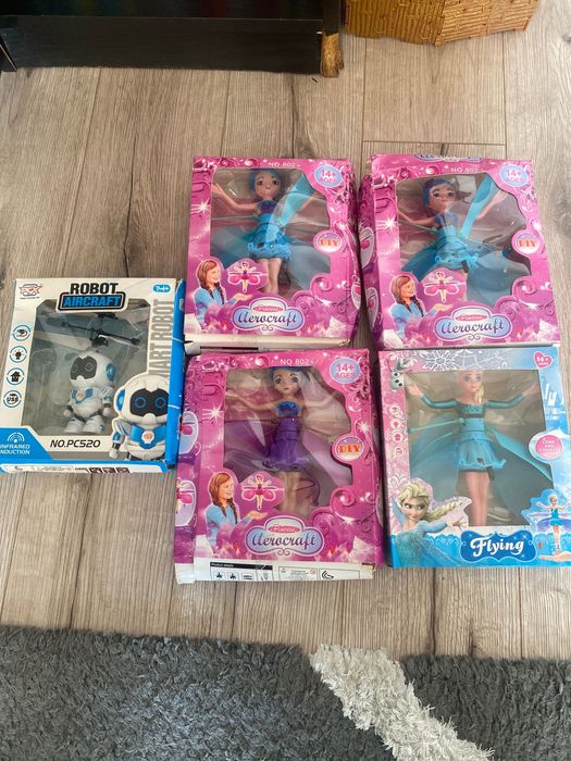 Летяща фея 4 броя +роботче