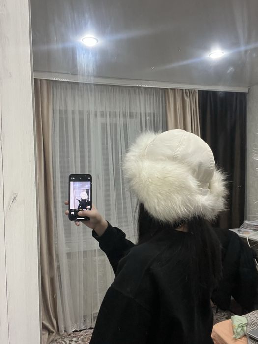 белая шапка ушанка