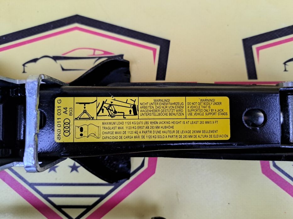 Cric auto punct sprijin original Audi A4 B8 A5 8T 2007+++2014 1120Kg