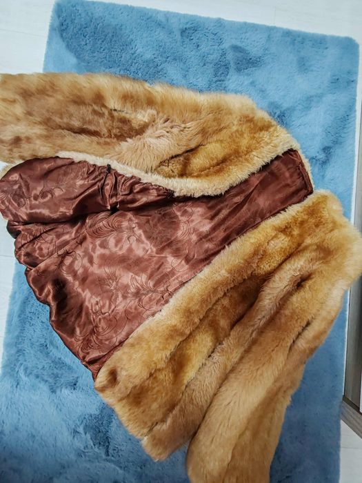 Haină de blană artificială fashion